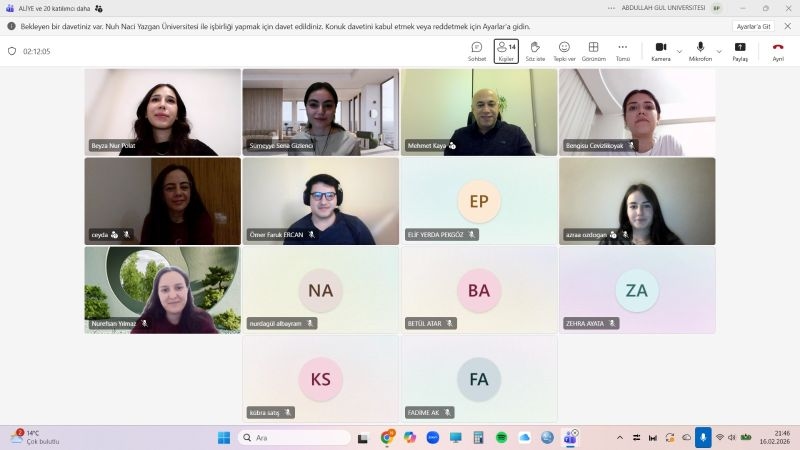 Abdullah Gül University | AGÜ Life and Psychology Club Talk